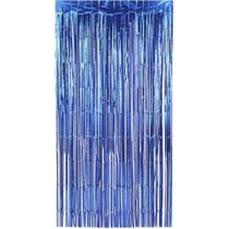 Artigo para Decoração Cortina Metaliz. Azul 1X2M - Make