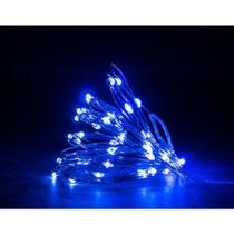 Artigo para decoracao luz de fadas led azul 5m - MUNDO BIZARRO