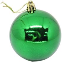 Artigo para Decoracao Natal Bola 7CM FOSCA/LISA/GLIT.VERDE PCT.C/06