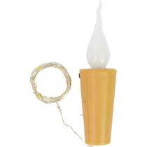 Artigo para Decoração Natal Pisca Rolha Vela com 10 Luzes Artigo para Decoração Natal Pisca Rolha Vela com 10 Luzes