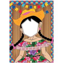 Artigo para Decoracao Painel Menina Festa Junina