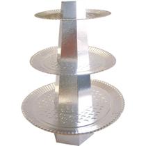 Artigo para Festa Baleiro Laminado Prata 36CM PCT.C/05 Artigo para Festa Baleiro Laminado Prata 36CM PCT.C/05