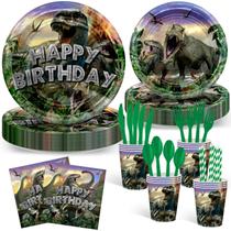 Artigos de festa Avezano Dinosaur Birthday Jurassic Kids 24