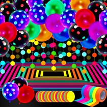 Artigos de Festa Neon Skylety Glow in the Dark - Com Balões