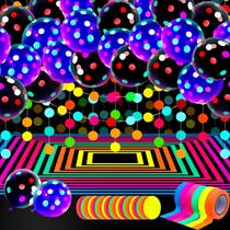 Artigos de Festa Neon Skylety Glow in the Dark - Com Balões