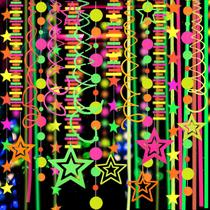 Artigos e Decorações de Neon para Festas - Garland UV Neon Paper Artigos e Decorações de Neon para Festas - Garland UV Neon Paper