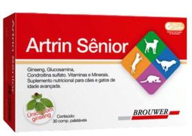 Artrin sênior ginseng 30 compr. palatáveis - BROUWER