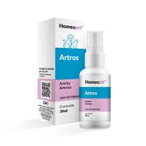 Artros HomeoPet 30 ml - Tratamento Homeopático para Cães e Gatos Artros HomeoPet 30 ml - Tratamento Homeopático para Cães e Gatos