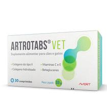 Artrotabs Avert Suplemento Alimentar para Articulações de Cães e Gatos 30 Comprimidos