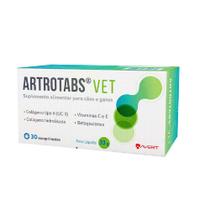 Artrotabs Vet 30 comprimidos suplemento Cães e Gatos Avert