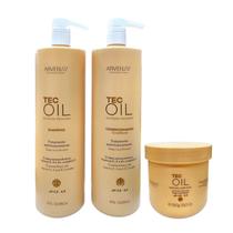 Arvensis Tec Oil - Shampoo 1L + Condicionador 1L + Máscara 500g