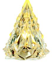 ARVORE ACRILICO NATAL C/LED (BRANCO QUENTE) 6X4,5cm - Flor Arte