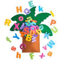 Árvore alfabética de feltro e adereços de letras Livro de infância CHEFAN Árvore alfabética de feltro e adereços de letras Livro de infância CHEFAN
