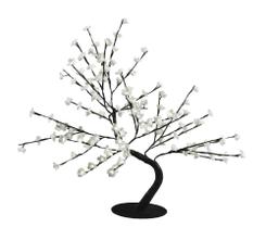 Árvore artificial Hi-Line Gift Ltd Bonsai branco iluminado 76 cm