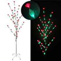 Arvore Artificial Luminária Led Natal Festas 1,4m Colorida