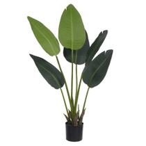 Arvore Bananeira de Jardim Com Pote Verde 90cm