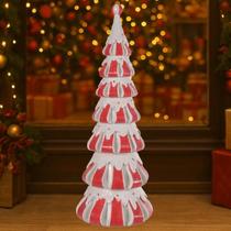 Árvore candy vermelho/branco - 40cm
