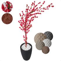 Árvore Cerejeira Curvada Pink Artificial Com Vaso Grande