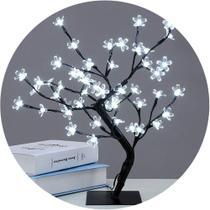 Árvore Cerejeira Decorativa Led Branco 220v 45cm 60led's 8f - Wincy