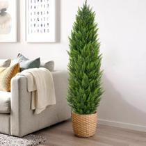 Árvore Cipreste Artificial Premium Pinheiro Verde 1.2m