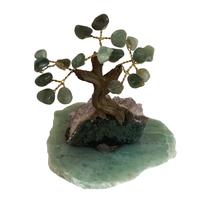 Arvore da felicidade com base verde quartzo Arvore da felicidade com base verde quartzo