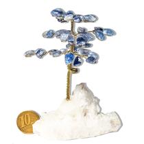 Árvore Da Felicidade Quartzo Azul na Drusa Pedra Natural Árvore Da Felicidade Quartzo Azul na Drusa Pedra Natural