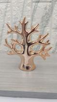 Árvore Da Vida 11 Cm x 11 cm Rose Gold para Decoração Enfeites Casa e ambientes em geral - DECORARJ