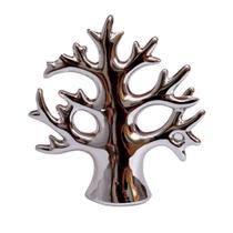 Árvore da Vida decorativa na cor dourada 12 cm x 13 cm