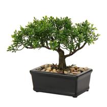 Árvore de bonsai artificial Briful Juniper Small Decor 16,5 cm