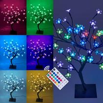 Árvore de bonsai Cherry Blossom LIGHTSHARE 18" com 48 luzes LED
