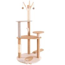 Árvore de Gatos Arranhador Brinquedo Torre Cama Toca Grande 115cm