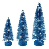 Árvore de mesa Vickerman LS240112WWBO Turquesa 20-25-30cm Árvore de mesa Vickerman LS240112WWBO Turquesa 20-25-30cm