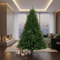 Árvore De Natal 1.50 metros 500 galhos Premium Cheia Luxuosa Pinheiro Desmontável com Pé de Ferro e Nota fiscal