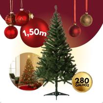 Árvore De Natal 1.50mt 280 galhos Premium Cheia Luxuosa Pinheiro