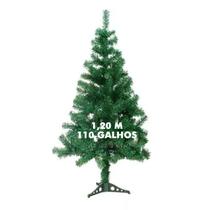 Árvore De Natal 120cm Grande 110 Galhos Pinheiro Sala Casa Reforçada Verde Decoração Natalina Premium
