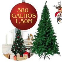 Árvore De Natal 1,50 Altura Base Metal 380 Galhos Premium