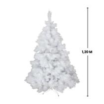 Árvore De Natal 170 Galhos Branca Cheia 1,20m A0112B