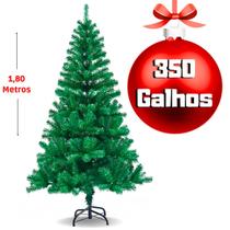 Arvore De Natal 1,80 Metros Grande 350 Galhos Luxo Premium - Pinheiro Verde Natal
