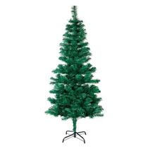 Árvore De Natal 180cm Slim 320 Galhos Base Metalica