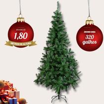 Árvore De Natal 1,80m Grande 320 Galhos Pinheiro De Natal Cheia Pinheirinho