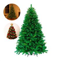 Árvore De Natal 1,80m Mais Larga e Cheia em Volume Pinheiro Tradicional 840 Galhos Verde
