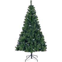 Arvore De Natal 1,8m New Michigan 670 TIPS C/Base Metal