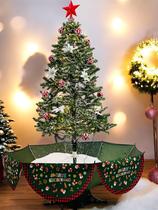 Árvore De Natal 1,90 Decorada e com Luz Neve em Movimento Vídeo