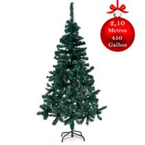 Arvore de Natal 2,10 metros 450 Galhos Pinheiro Premium Luxo