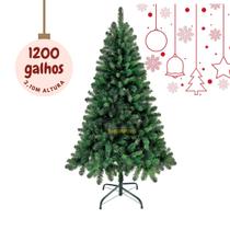 Árvore de Natal 2,10m C/ 1200 Galhos Premium Luxo Super Cheia