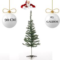 Arvore de Natal 65 galhos Pinheiro pequena 90cm decoração