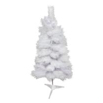 Árvore De Natal 73 Galhos Pinheiro Branco Pequena 90cm - Chibrali