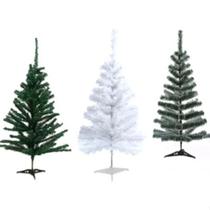 Árvore de natal 90cm verde nevada branca com pé para decoração - arvore