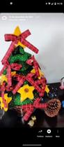 Árvore de Natal artesanal em tecido