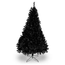 Árvore de Natal artificial Bonnlo de 6 pés preta com 1.600 pontas de galhos Árvore de Natal artificial Bonnlo de 6 pés preta com 1.600 pontas de galhos